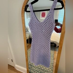 Solid&Striped crochet dress. Size small. Purple. Brand new with tags!